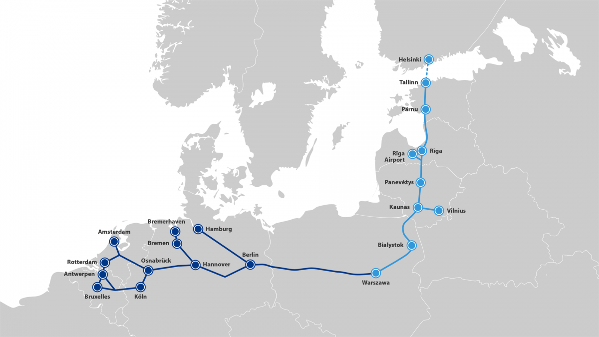 Rail Baltica also provides European funding to achieve the goals of the Green Agreement