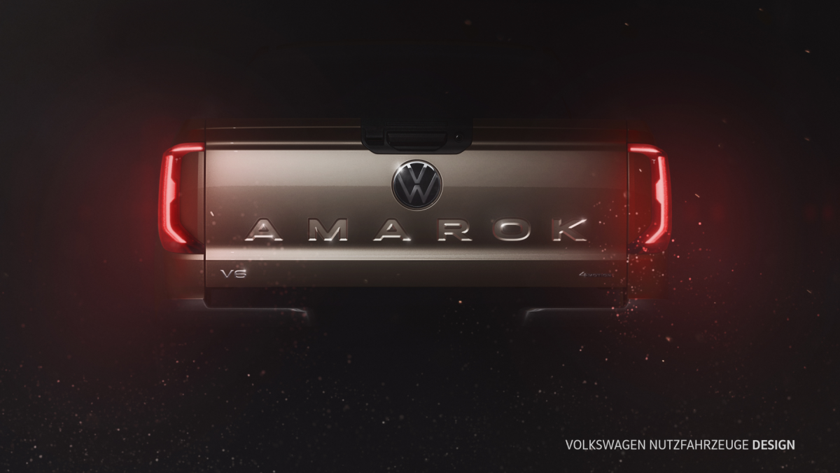 The new Volkswagen Amarok will be recognizable by a large piece