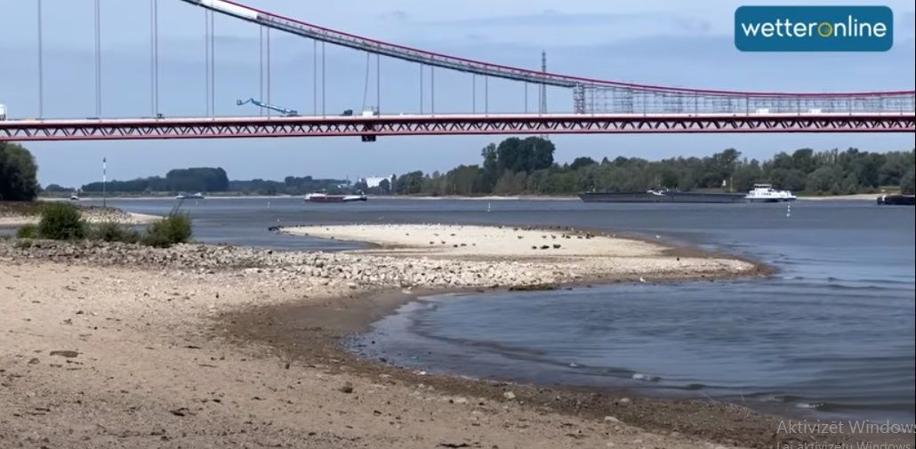 Low water levels in German rivers threaten fuel supplies