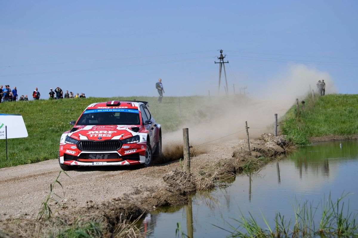 “Latvian Rally Crew Seskas and Franci Take Lead in Third Stage of ERC Championship in Polish Rally”