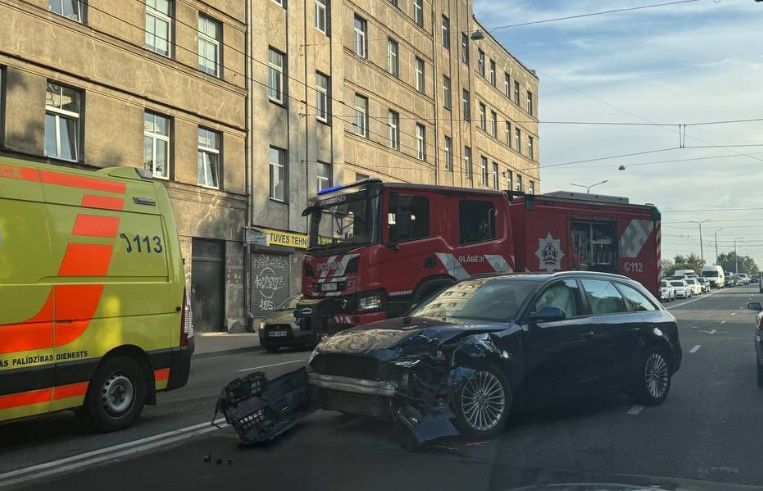 Accident in Riga, on Lāčplēša street, yesterday 8.08.2024 (+ PHOTO)