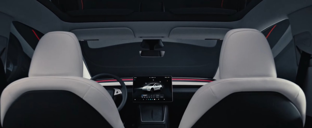 tesla Model Y interior