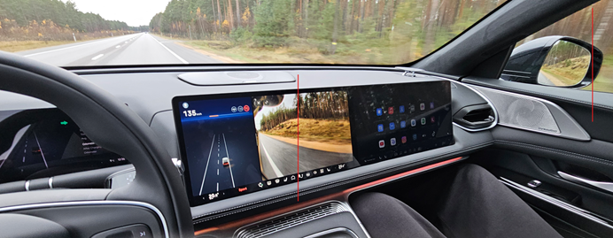 Attēls, kurā ir automašīna, transportlīdzeklis, centrālā konsole, vējstikls
</p><p>Mākslīgā intelekta ģenerēts saturs var būt nepareizs.